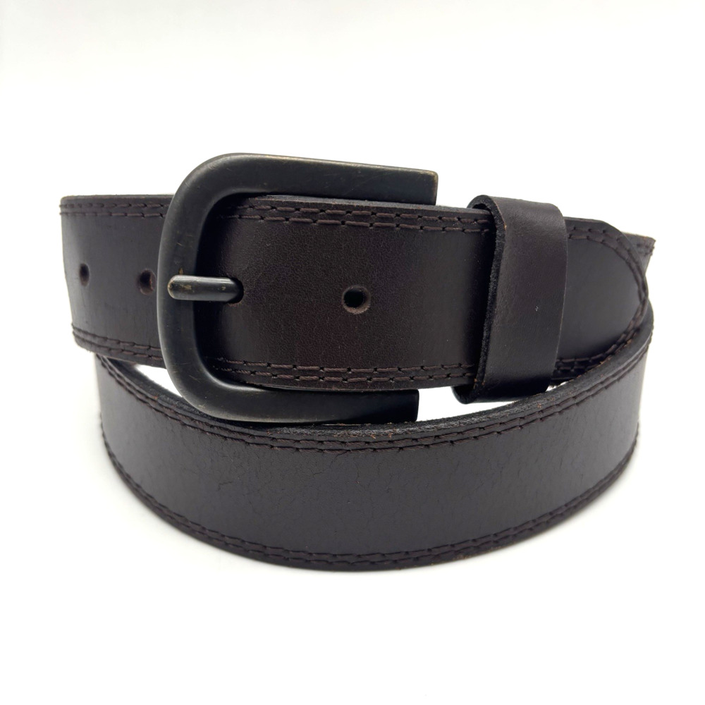 Dickies 11DI02F9 Brown Full Grain Genuine Leather Men's Belt 36 35-39"